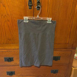 Aerie Grey Stretch Pencil Skirt